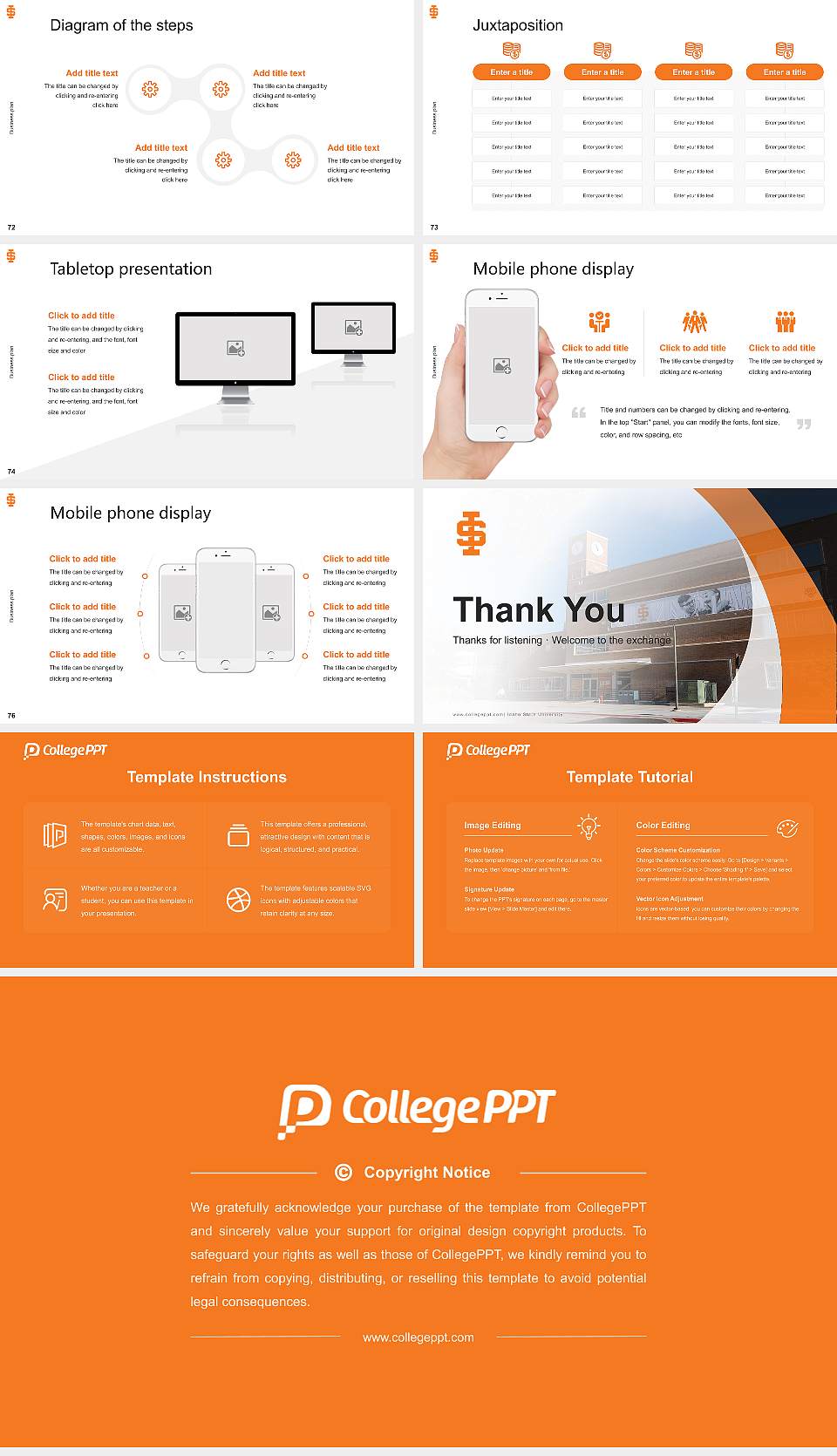 Idaho State University Competition/Entrepreneurship Contest PPT Template16:9 ratio PPT effect preview image9