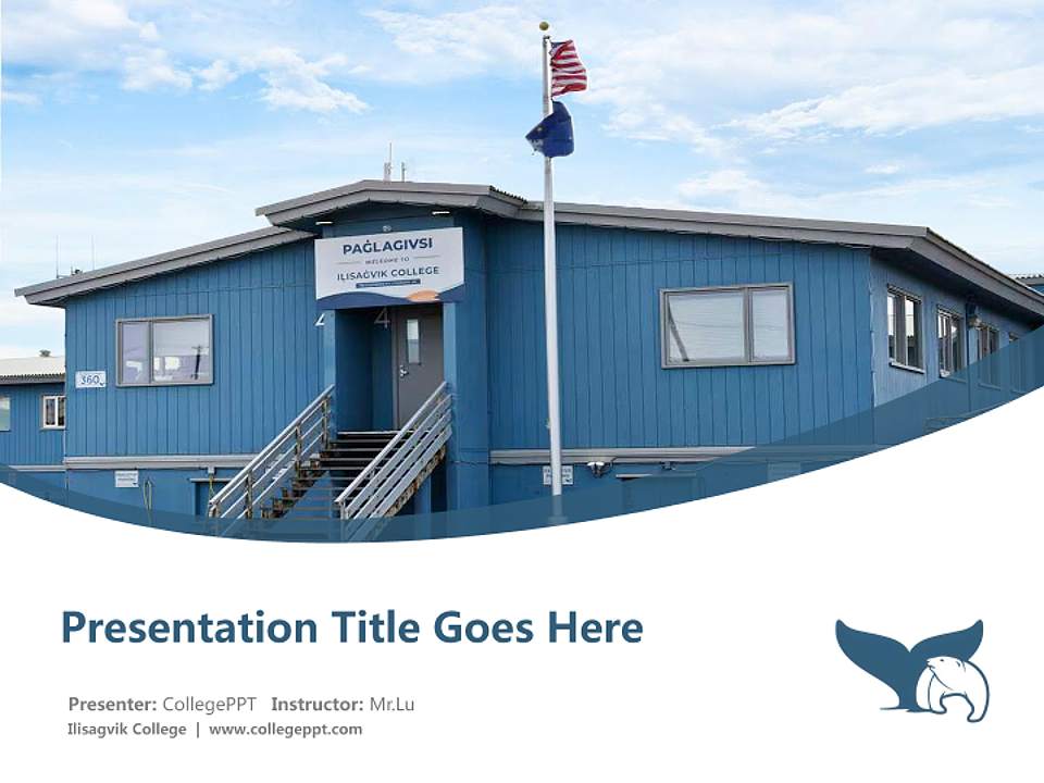 Ilisagvik College Course/Courseware Creation PPT Template4:3 ratio PPT effect preview image5