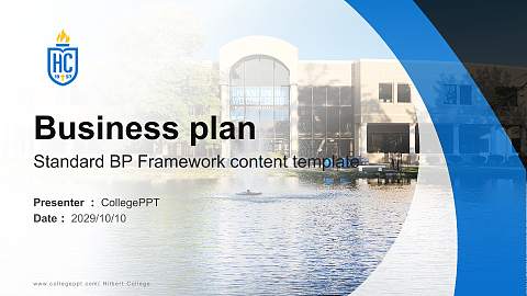 Hilbert College Competition/Entrepreneurship Contest PPT Template
