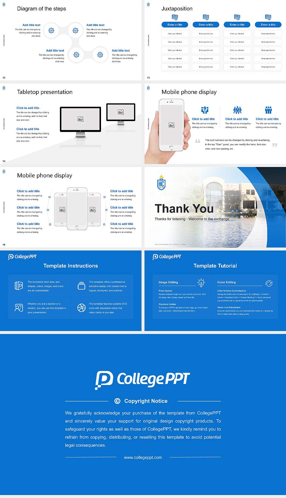 Hilbert College Competition/Entrepreneurship Contest PPT Template16:9 ratio PPT effect preview image9