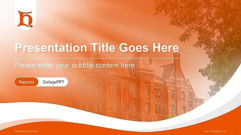 Heidelberg University Lecture Sharing and Networking Event PPT Template