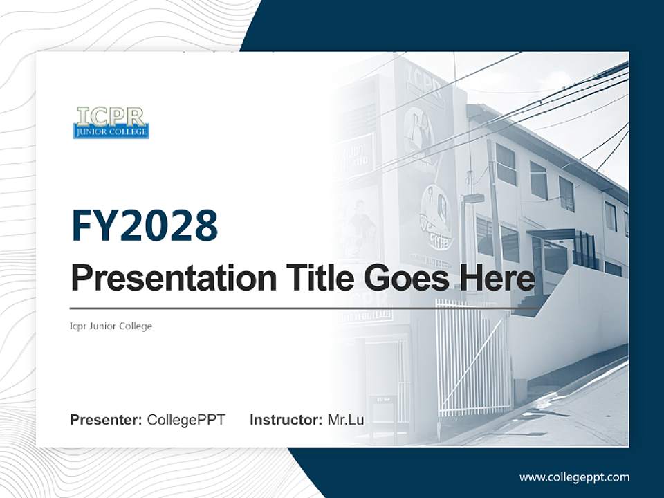 Icpr Junior College Academic Presentation/Research Findings Report PPT Template4:3 ratio PPT effect preview image5