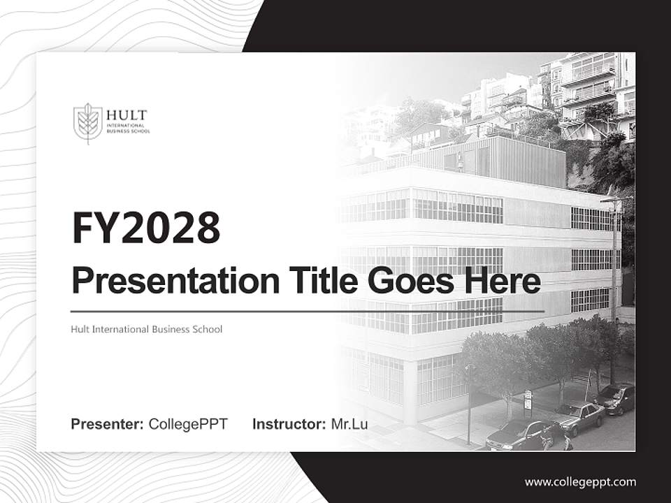 Hult International Business School Academic Presentation/Research Findings Report PPT Template4:3 ratio PPT effect preview image5