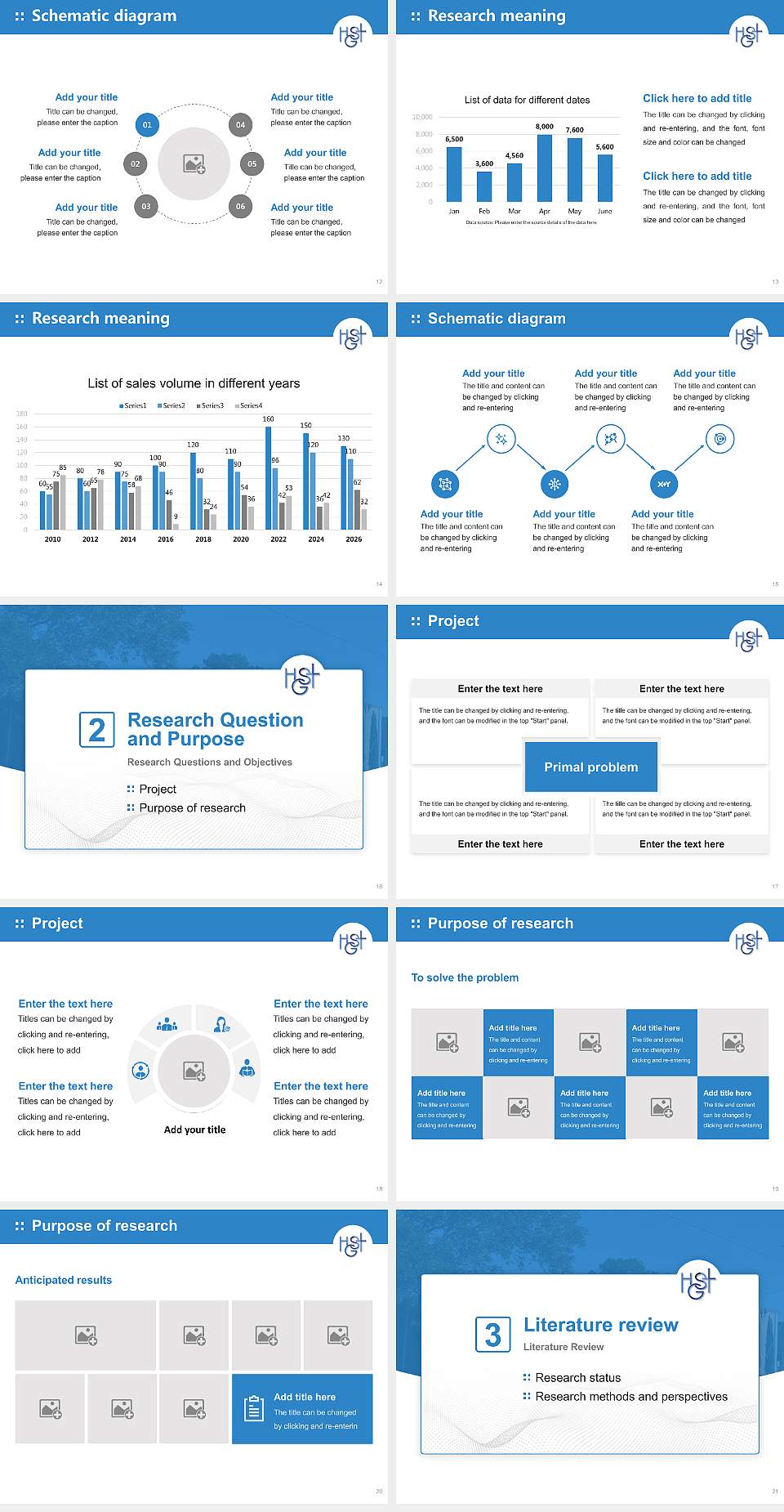 Houston Graduate School of Theology Graduation Thesis Defense PPT Template4:3 ratio PPT effect preview image3