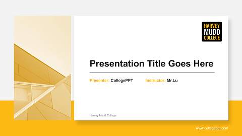 Harvey Mudd College General Purpose PPT Template