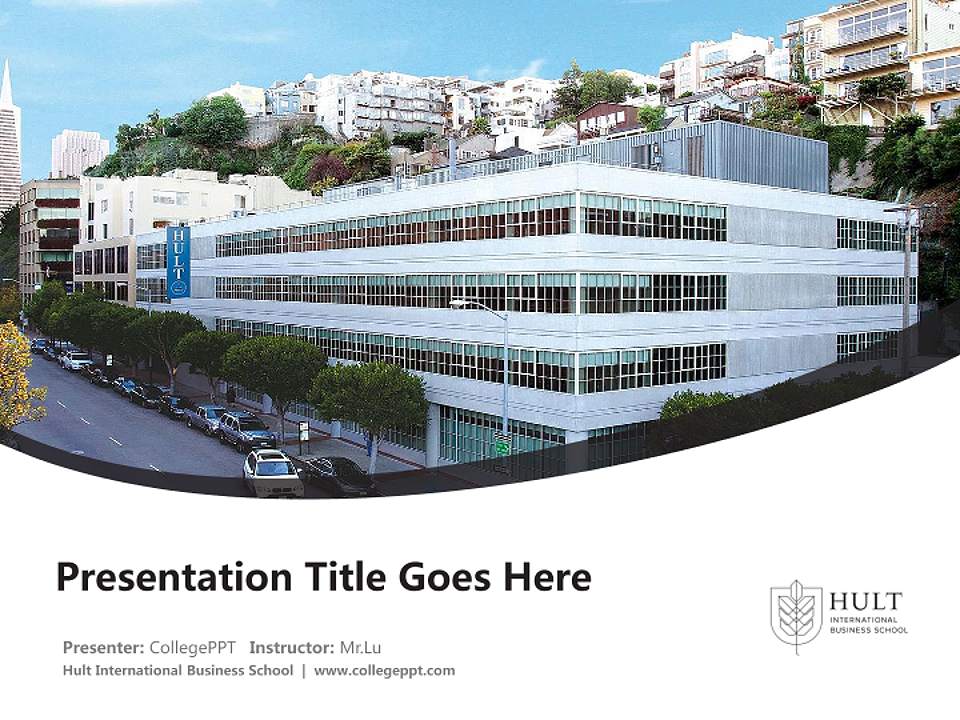 Hult International Business School Course/Courseware Creation PPT Template4:3 ratio PPT effect preview image5