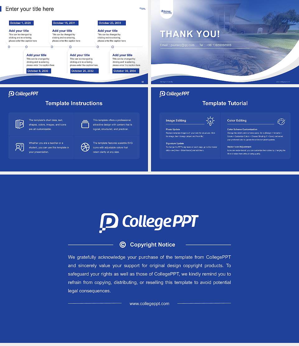 Heritage University Lecture Sharing and Networking Event PPT Template16:9 ratio PPT effect preview image4