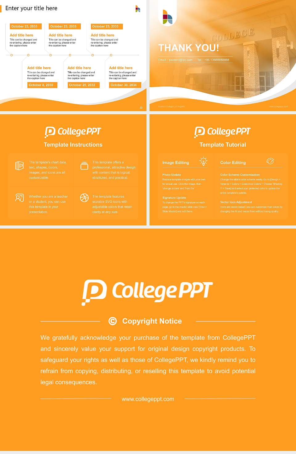 Hussian College-Los Angeles Lecture Sharing and Networking Event PPT Template4:3 ratio PPT effect preview image4