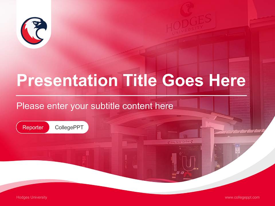 Hodges University Lecture Sharing and Networking Event PPT Template4:3 ratio PPT effect preview image4