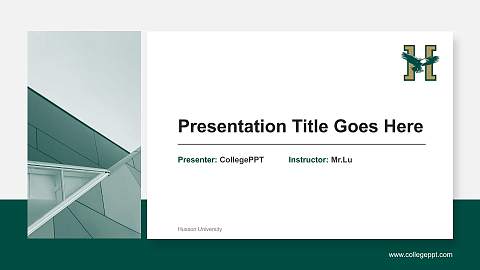 Husson University General Purpose PPT Template