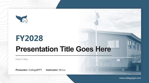Ilisagvik College Academic Presentation/Research Findings Report PPT Template