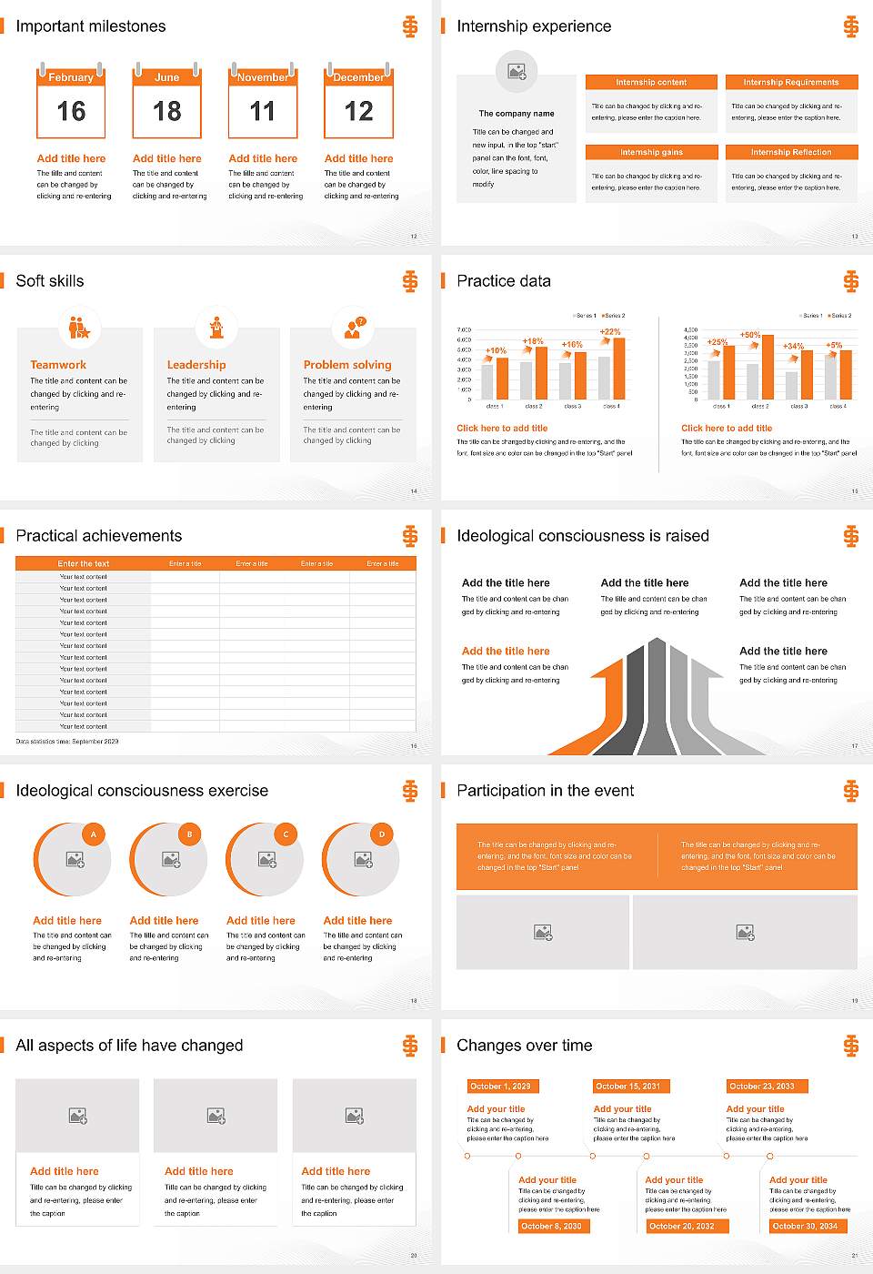 Idaho State University National Scholarship Defense PPT Template16:9 ratio PPT effect preview image3