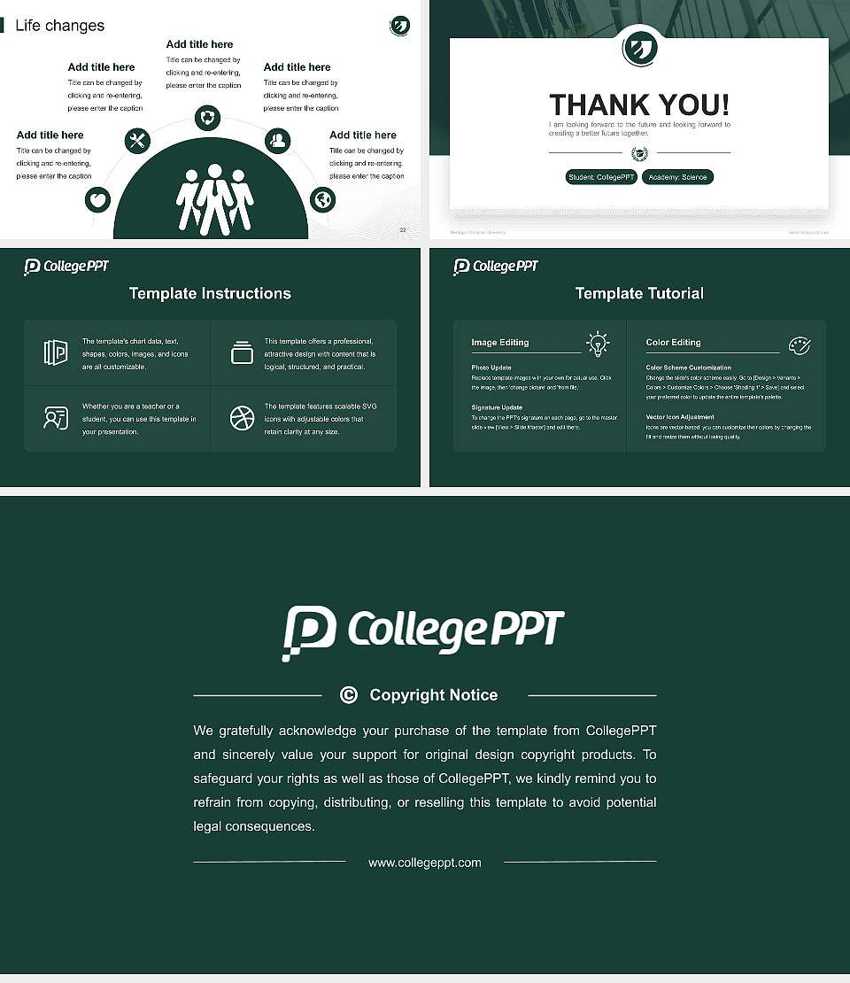 Heritage Christian University National Scholarship Defense PPT Template16:9 ratio PPT effect preview image4