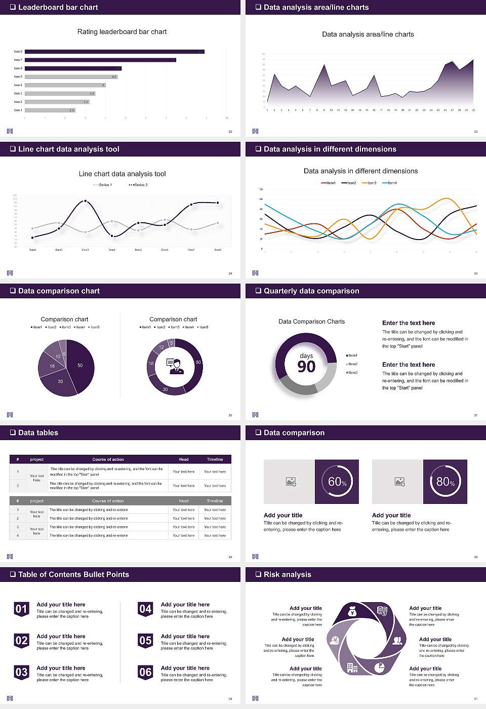 Houghton University General Purpose PPT Template16:9 ratio PPT effect preview image4
