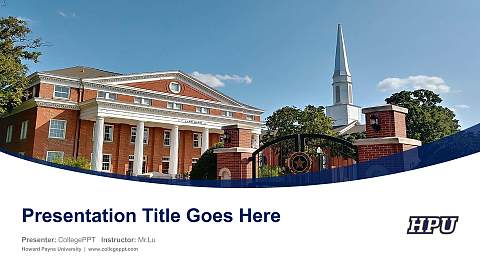 Howard Payne University Course/Courseware Creation PPT Template