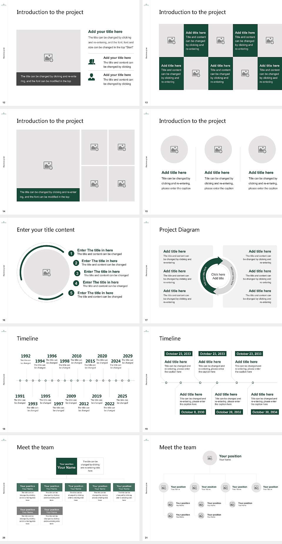 Huntington University Competition/Entrepreneurship Contest PPT Template4:3 ratio PPT effect preview image3