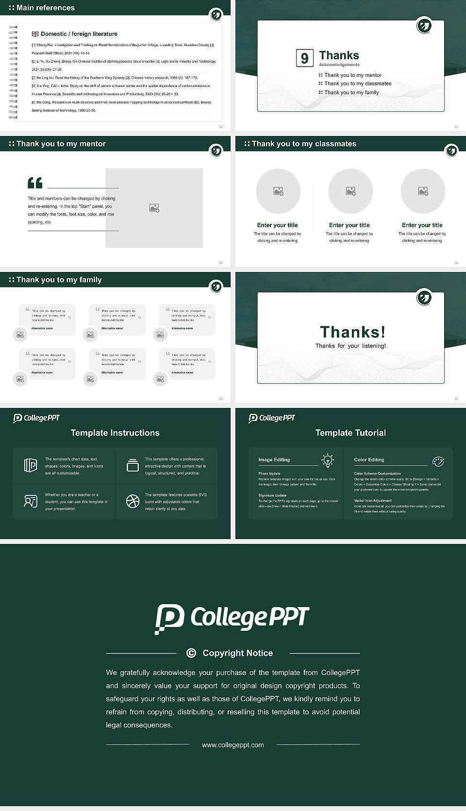 Heritage Christian University Graduation Thesis Defense PPT Template16:9 ratio PPT effect preview image7
