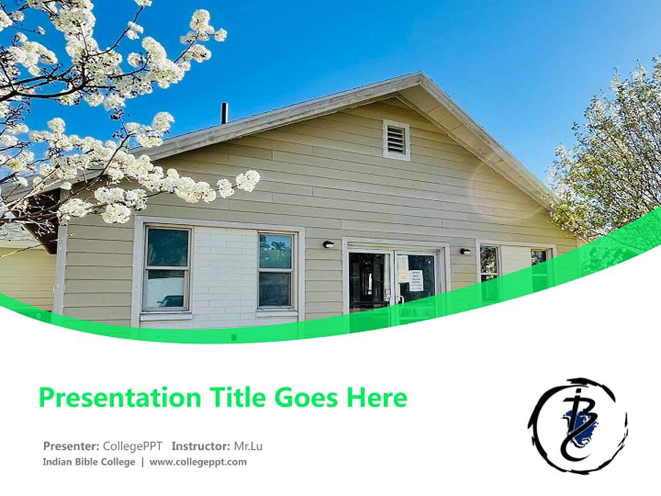 Indian Bible College Course/Courseware Creation PPT Template4:3 ratio PPT effect preview image5