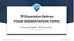 Holy Family University Graduation Thesis Defense PPT Template