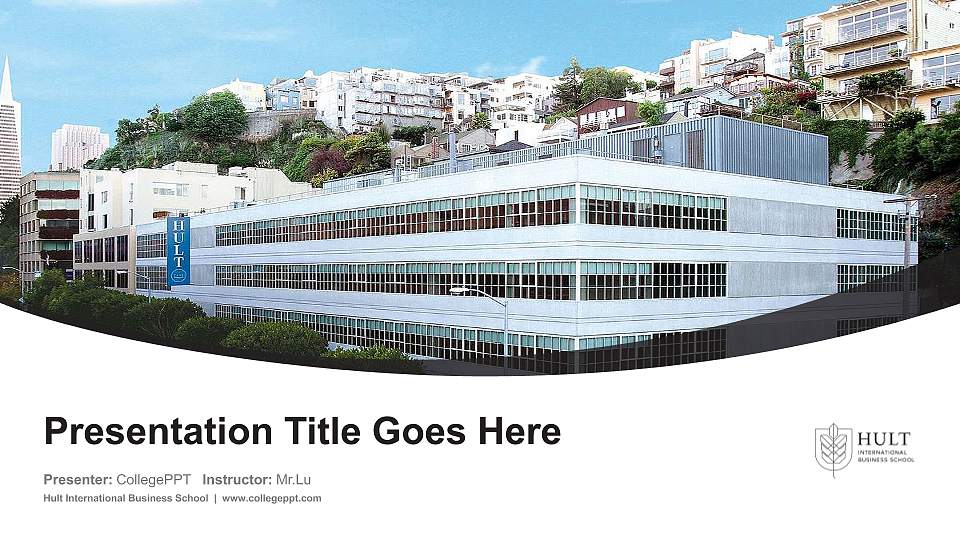 Hult International Business School Course/Courseware Creation PPT Template16:9 ratio PPT effect preview image