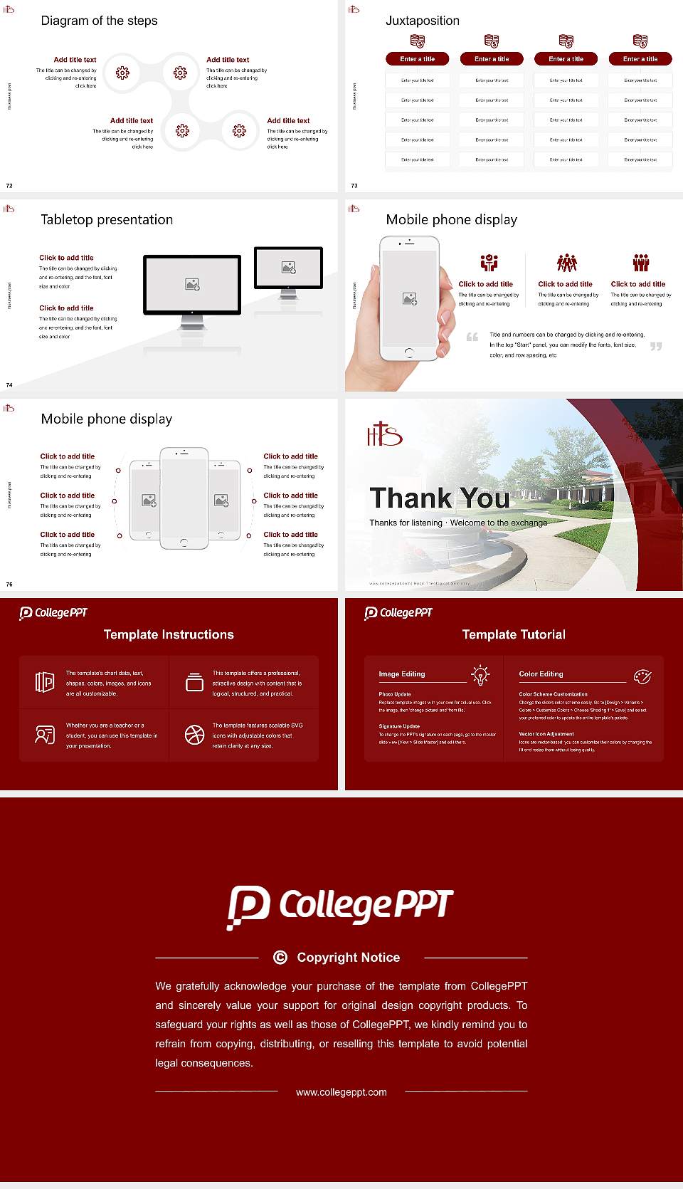 Hood Theological Seminary Competition/Entrepreneurship Contest PPT Template16:9 ratio PPT effect preview image9