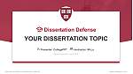 Harvard University Graduation Thesis Defense PPT Template