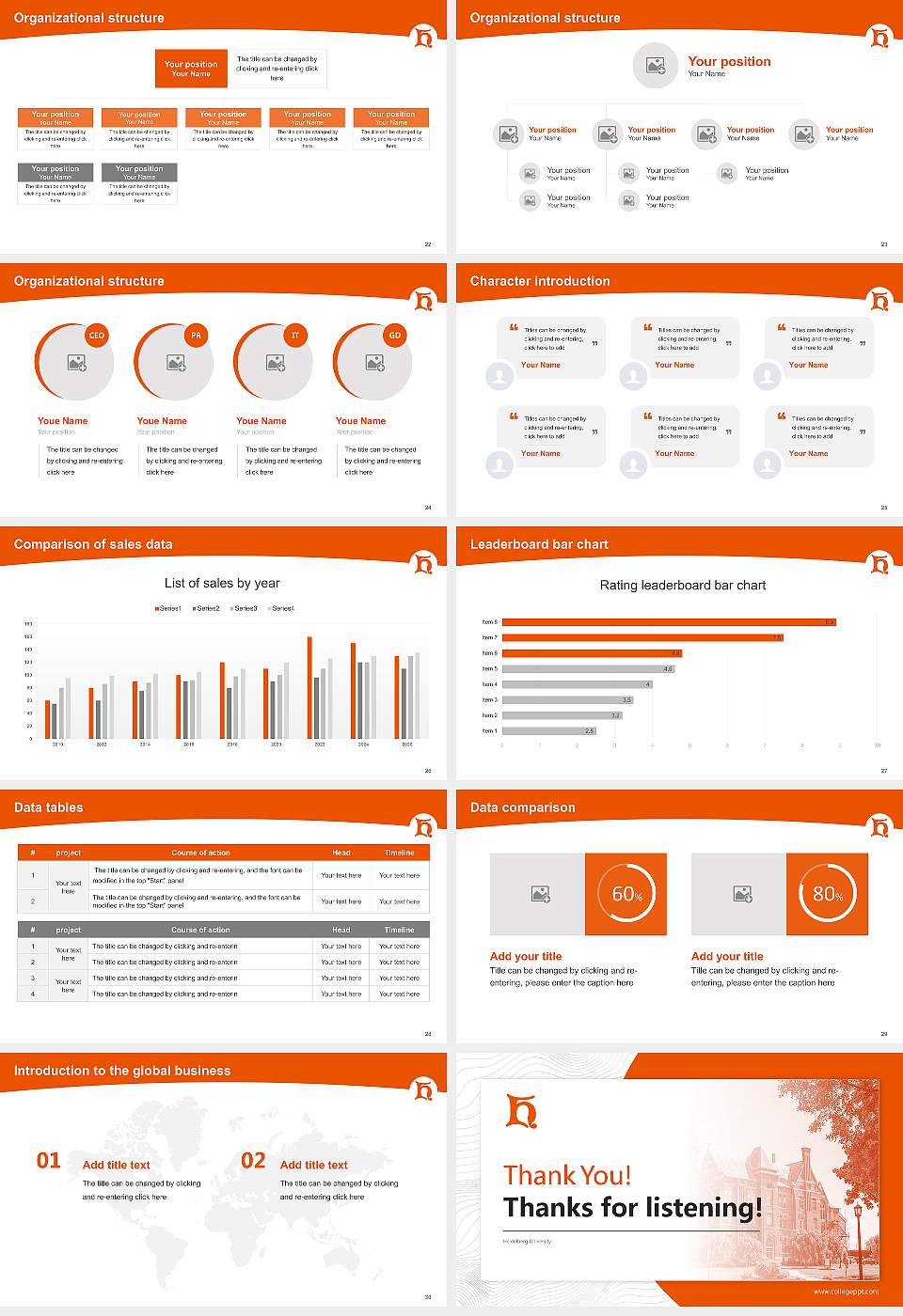 Heidelberg University Academic Presentation/Research Findings Report PPT Template16:9 ratio PPT effect preview image4