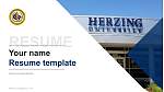 Herzing University-Madison이력서PPT 템플릿