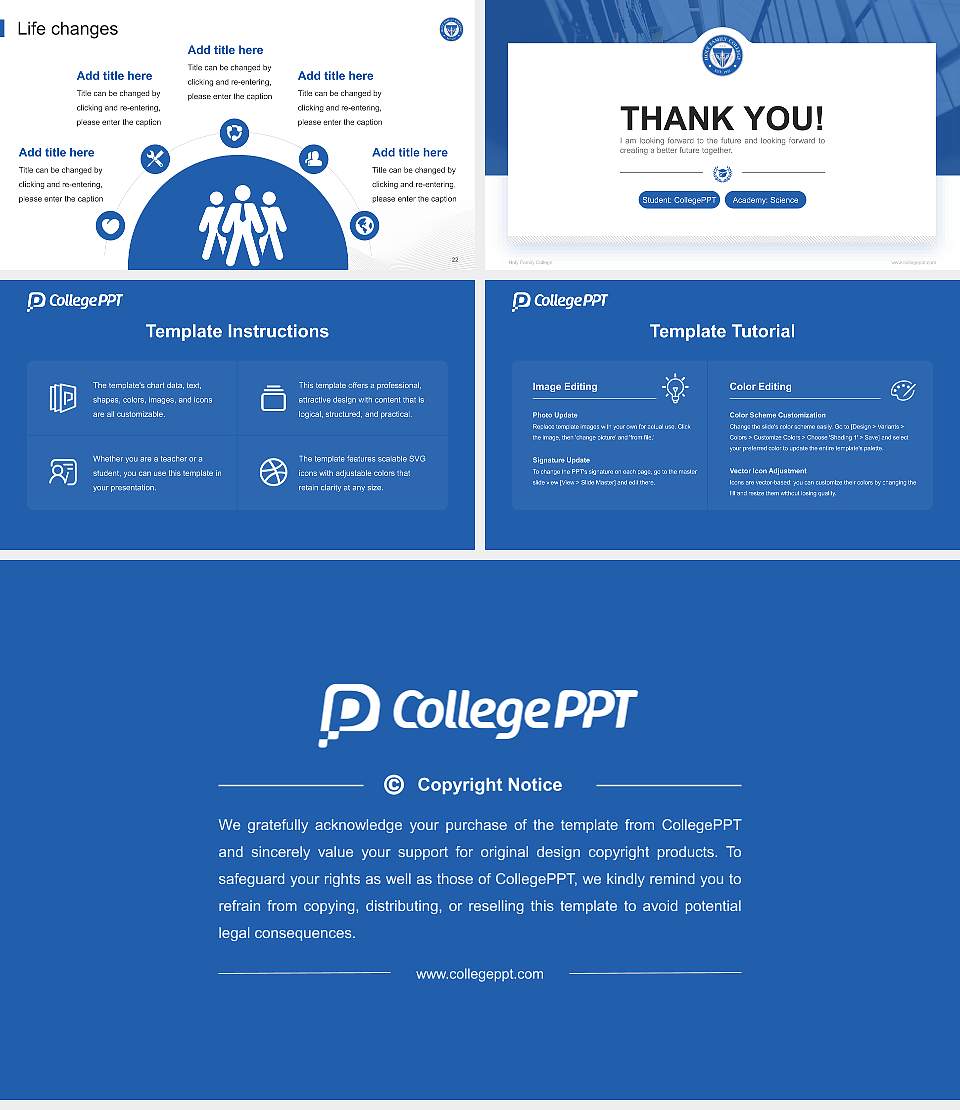 Holy Family College National Scholarship Defense PPT Template16:9 ratio PPT effect preview image4