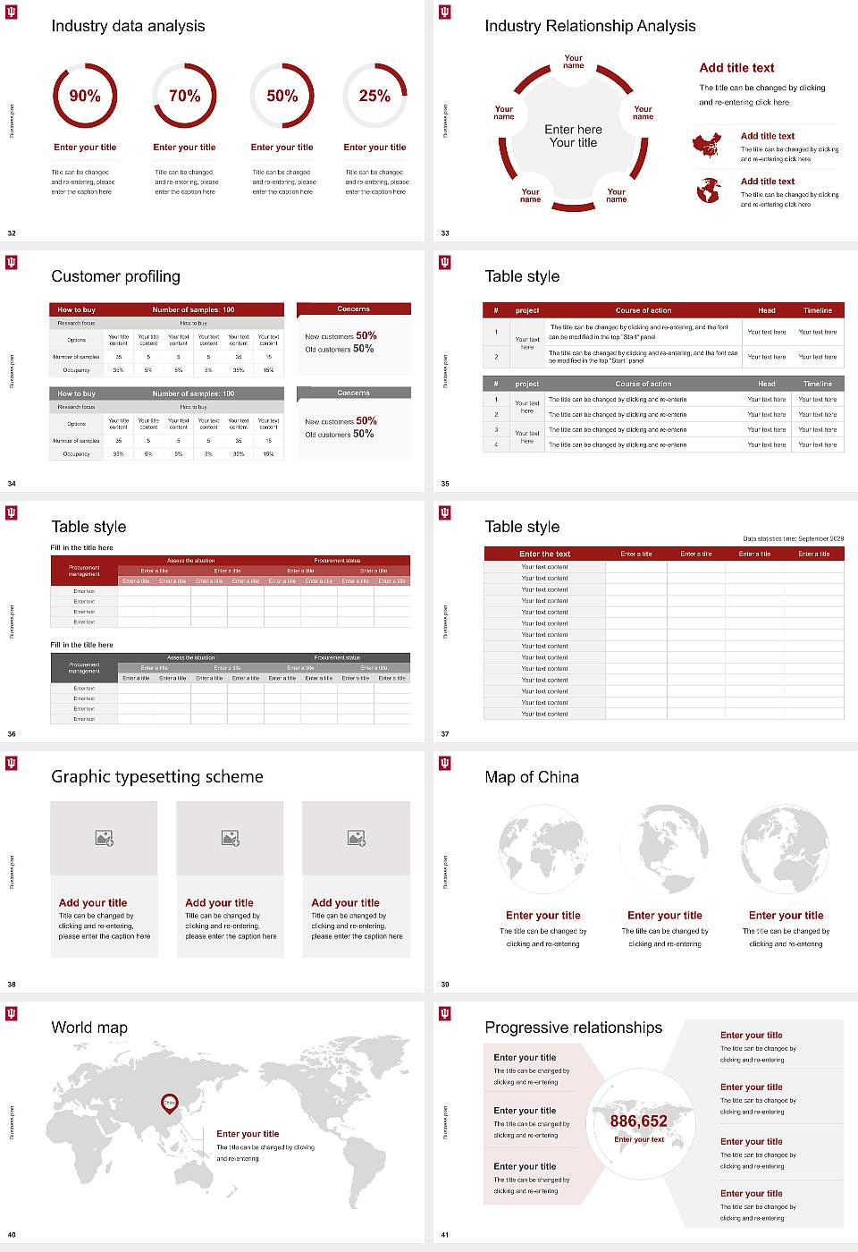 Indiana University-Purdue University-Indianapolis Competition/Entrepreneurship Contest PPT Template16:9 ratio PPT effect preview image5