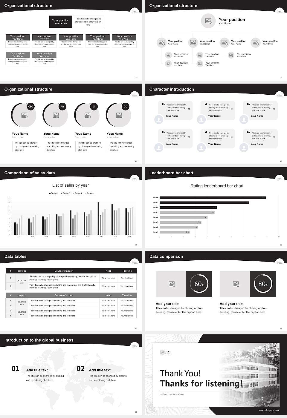 Hult International Business School Academic Presentation/Research Findings Report PPT Template16:9 ratio PPT effect preview image4