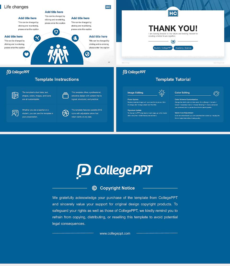 Helms College National Scholarship Defense PPT Template16:9 ratio PPT effect preview image4