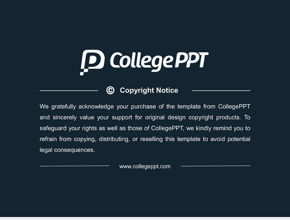 Indiana Institute of Technology-College of Professional Studies Thesis Proposal/Graduation Defense PPT Template4:3 ratio PPT effect preview image5