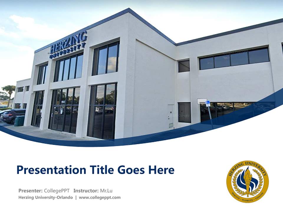Herzing University-Orlando Course/Courseware Creation PPT Template4:3 ratio PPT effect preview image5