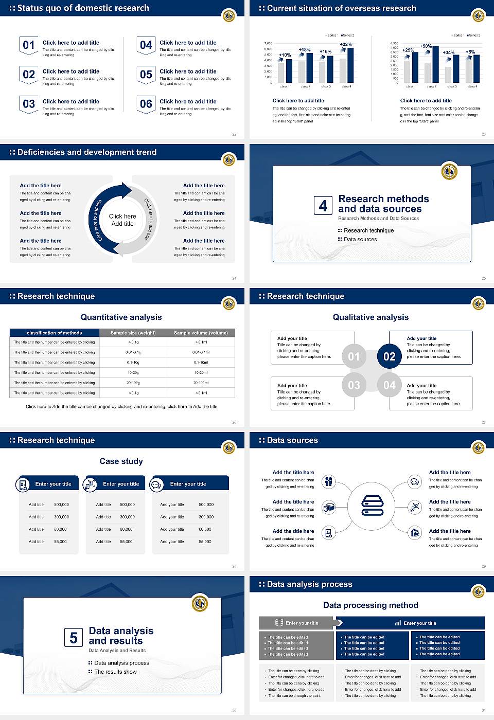 Herzing University-Orlando Graduation Thesis Defense PPT Template16:9 ratio PPT effect preview image4