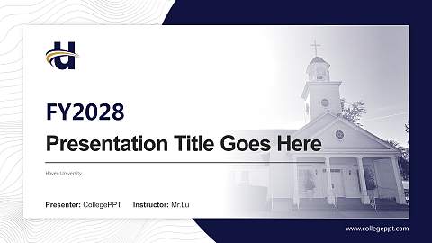 Haven University Academic Presentation/Research Findings Report PPT Template