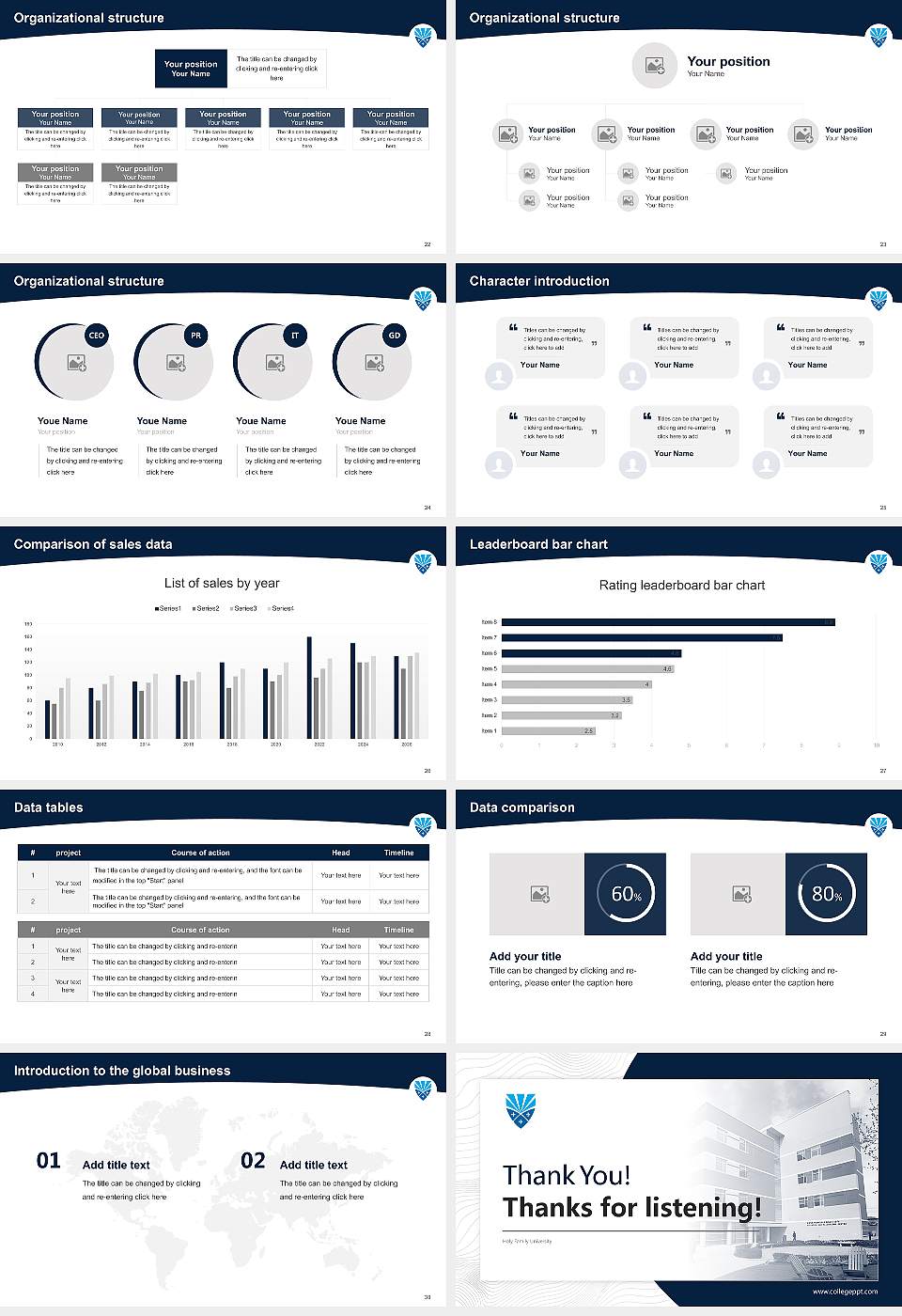 Holy Family University Academic Presentation/Research Findings Report PPT Template16:9 ratio PPT effect preview image4