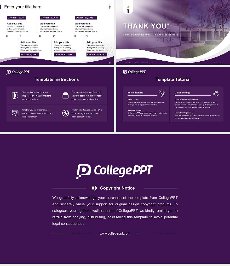 Humphreys University-Stockton and Modesto Campuses Lecture Sharing and Networking Event PPT Template16:9 ratio PPT effect preview image4