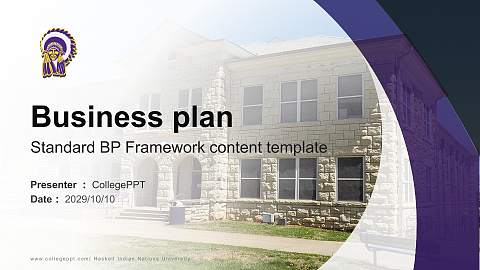 Haskell Indian Nations University Competition/Entrepreneurship Contest PPT Template