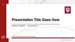Indiana University-Purdue University-Indianapolis Thesis Proposal/Graduation Defense PPT Template