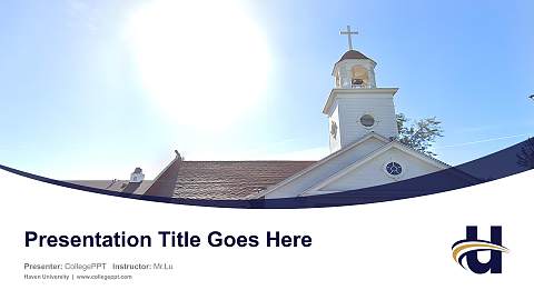 Haven University Course/Courseware Creation PPT Template