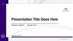 High Point University Thesis Proposal/Graduation Defense PPT Template