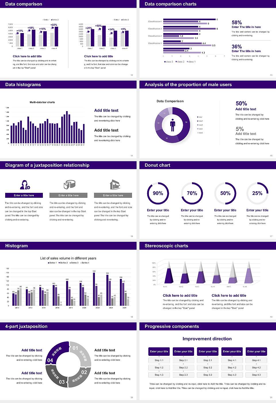 High Point University Thesis Proposal/Graduation Defense PPT Template16:9 ratio PPT effect preview image3