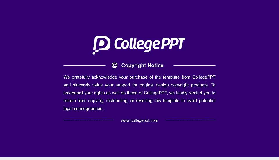 High Point University Thesis Proposal/Graduation Defense PPT Template16:9 ratio PPT effect preview image5