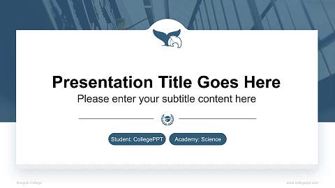Ilisagvik College National Scholarship Defense PPT Template