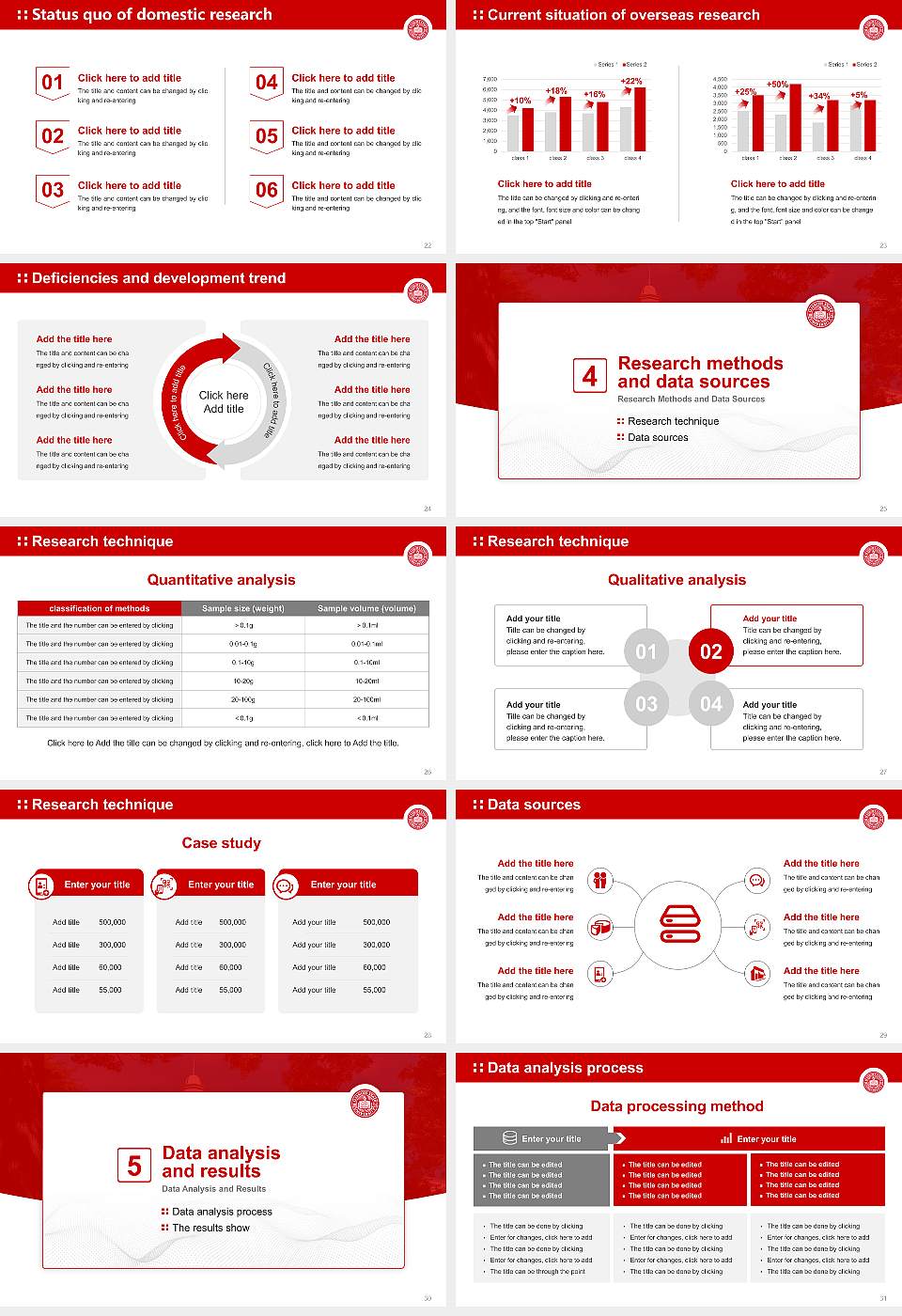 Illinois State University Graduation Thesis Defense PPT Template16:9 ratio PPT effect preview image4