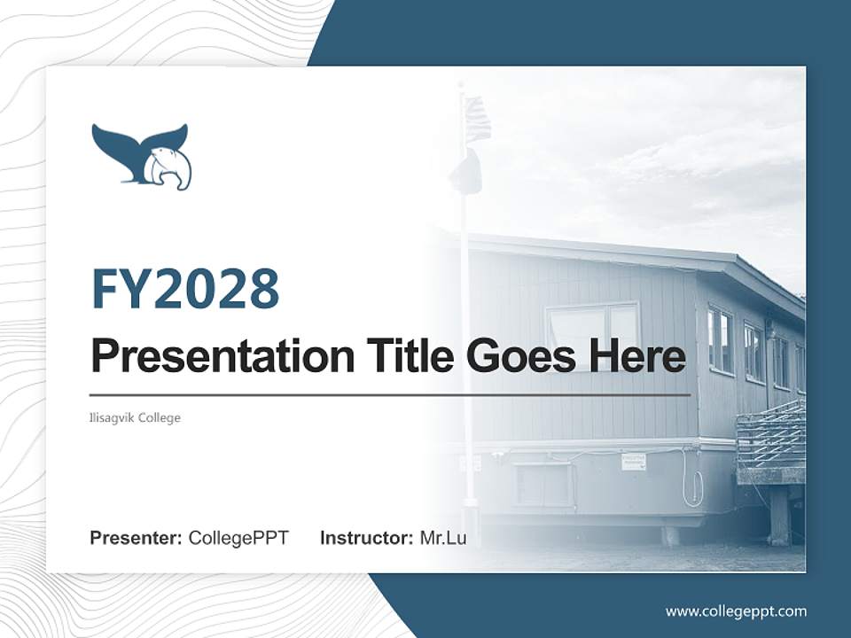 Ilisagvik College Academic Presentation/Research Findings Report PPT Template4:3 ratio PPT effect preview image5