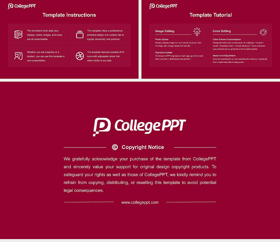 Huntington University of Health Sciences Course/Courseware Creation PPT Template16:9 ratio PPT effect preview image5