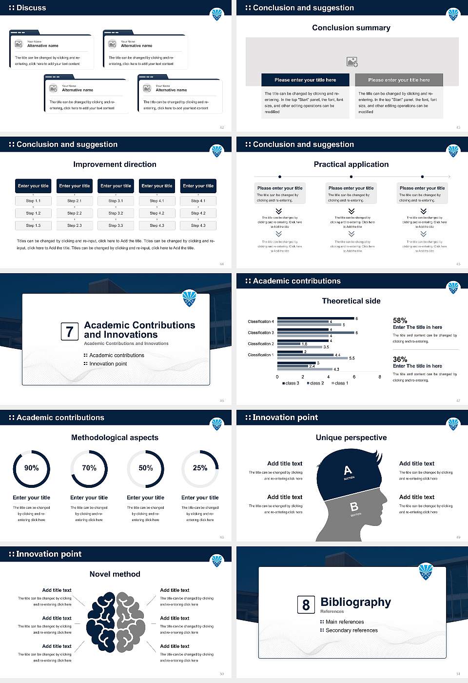 Holy Family University Newtown Site Graduation Thesis Defense PPT Template16:9 ratio PPT effect preview image6
