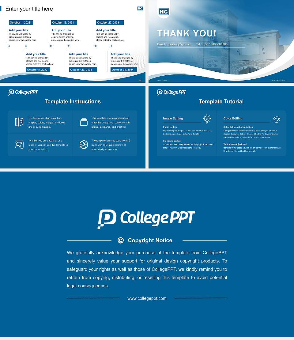 Helms College Lecture Sharing and Networking Event PPT Template16:9 ratio PPT effect preview image4
